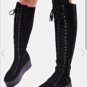 Lamoda knee high platforms
